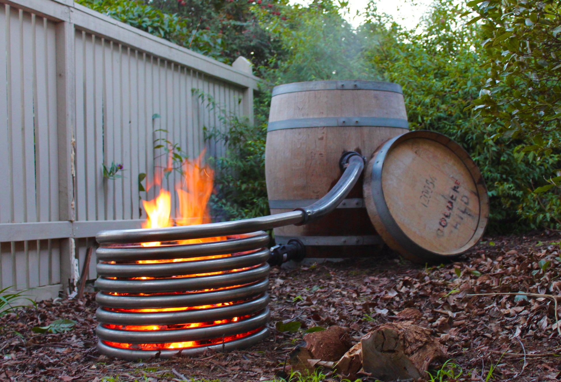 Wood Burning Barrel Camp Stove Kit
