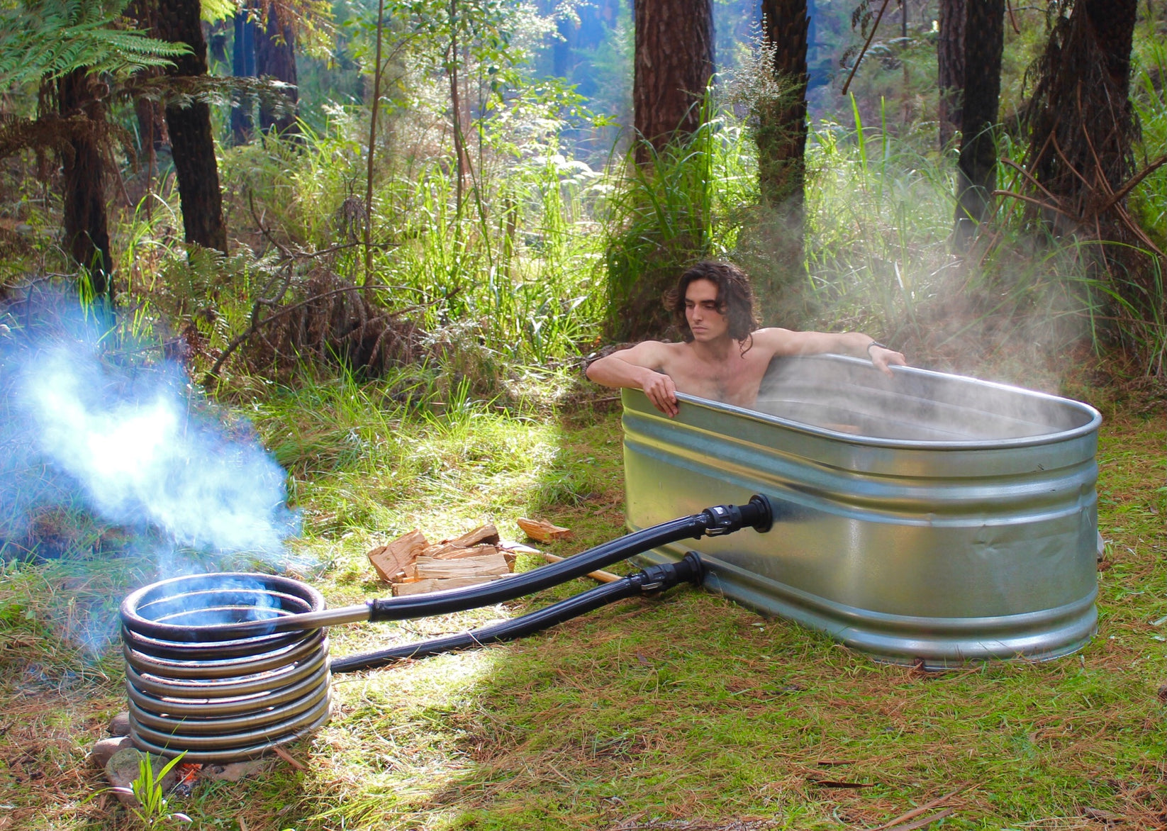 Wood Fired Coil Kit – Salty Barrel Hot Tubs